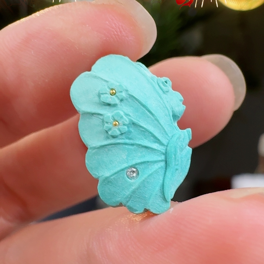 绿松石珠宝奇石未镶嵌