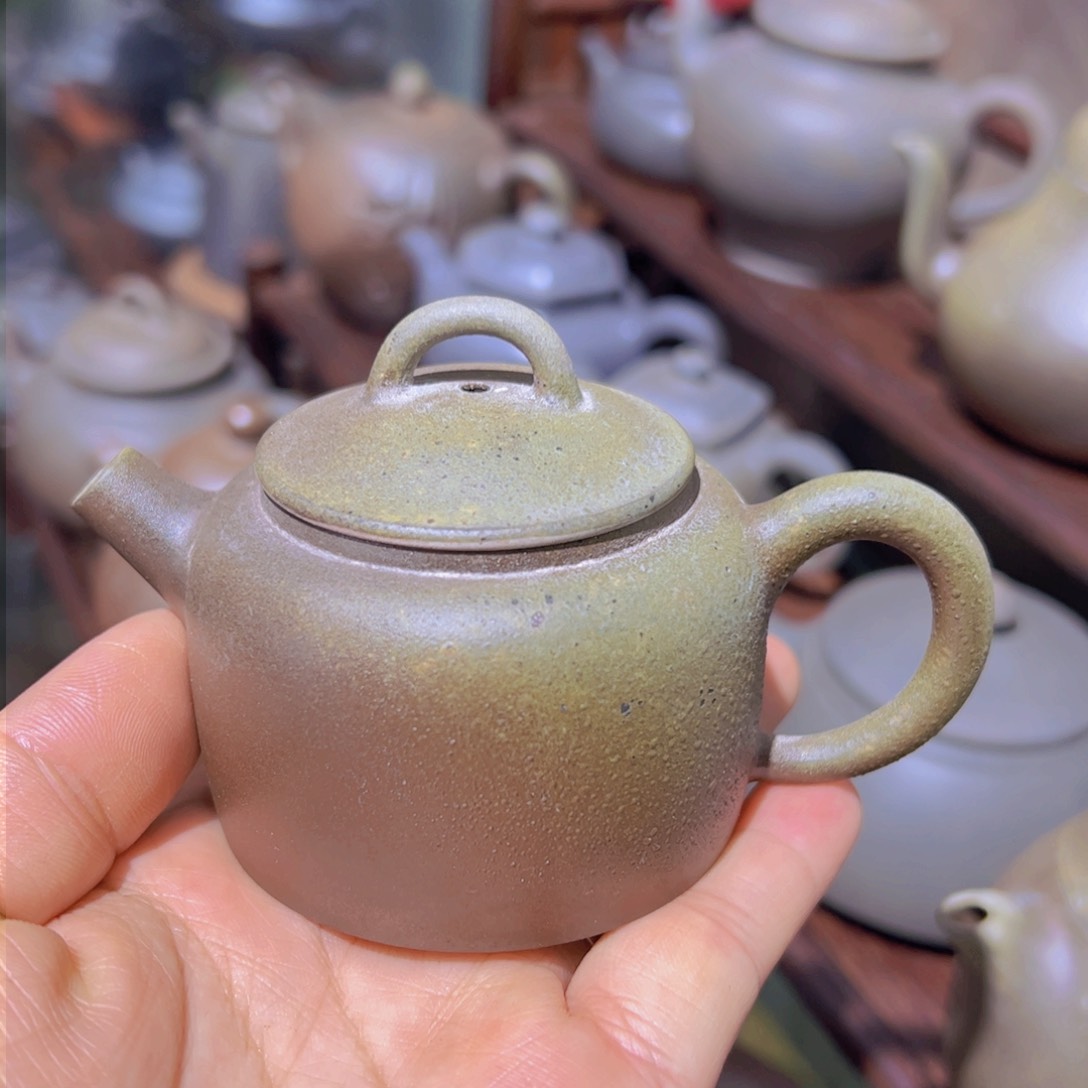 贵台龙窑柴烧茶壶90