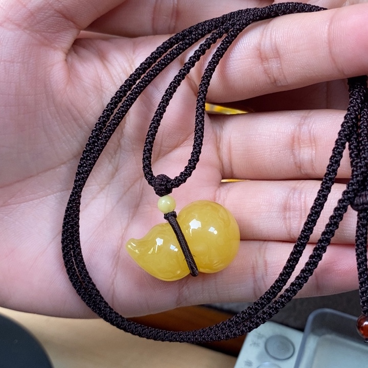 未镶嵌琥珀裸石葫芦