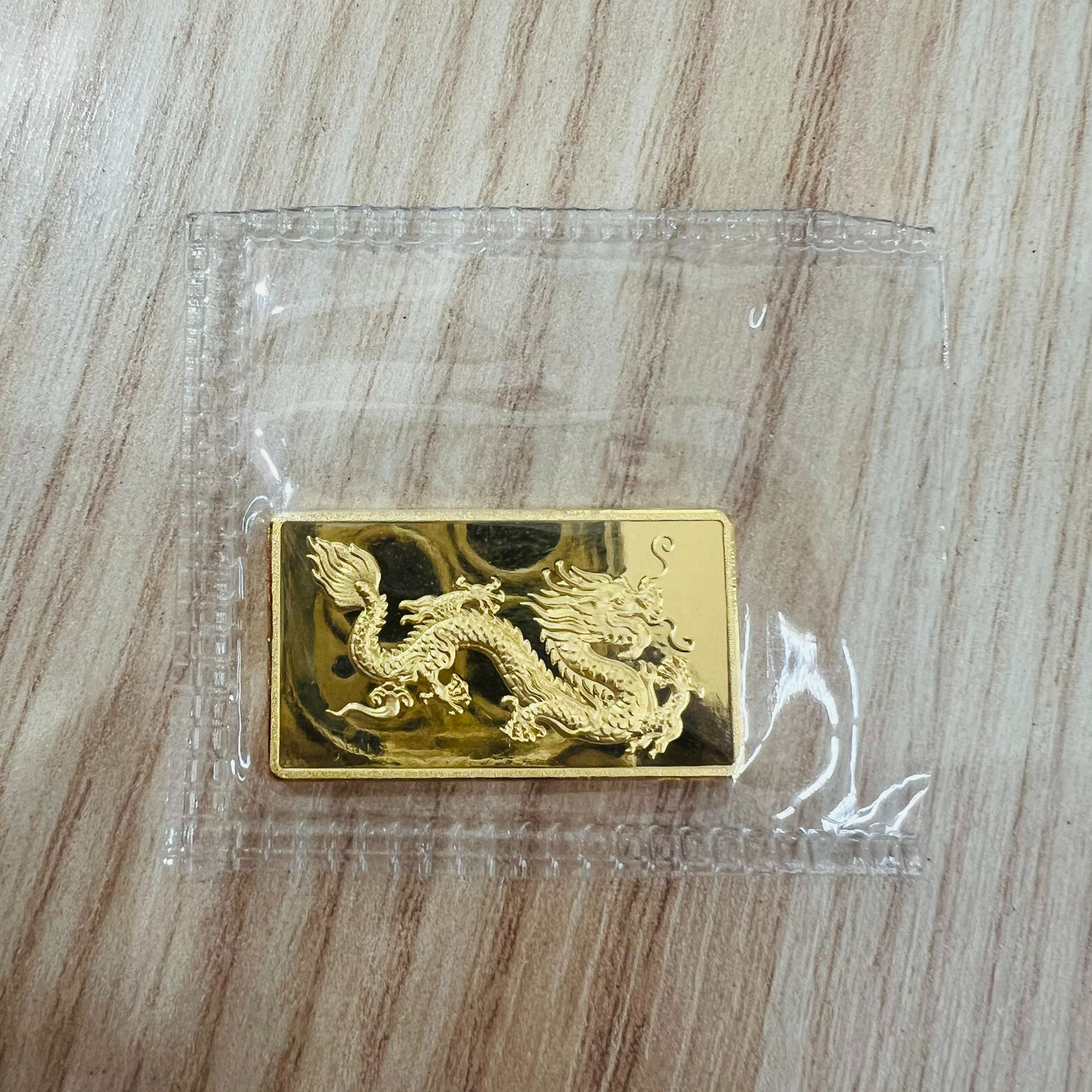 菜百首饰 投资金条龙凤20克-祥龙（不退换）