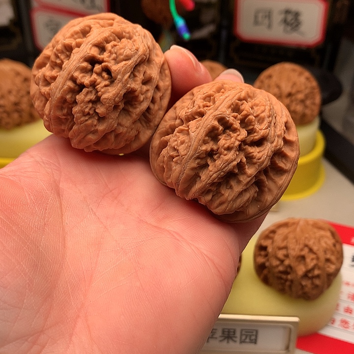 文玩核桃吊坠42尺全品粗筋609号