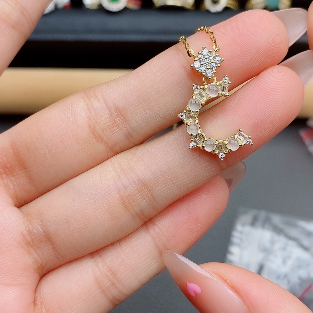 翡翠戒指银S925镶嵌111111