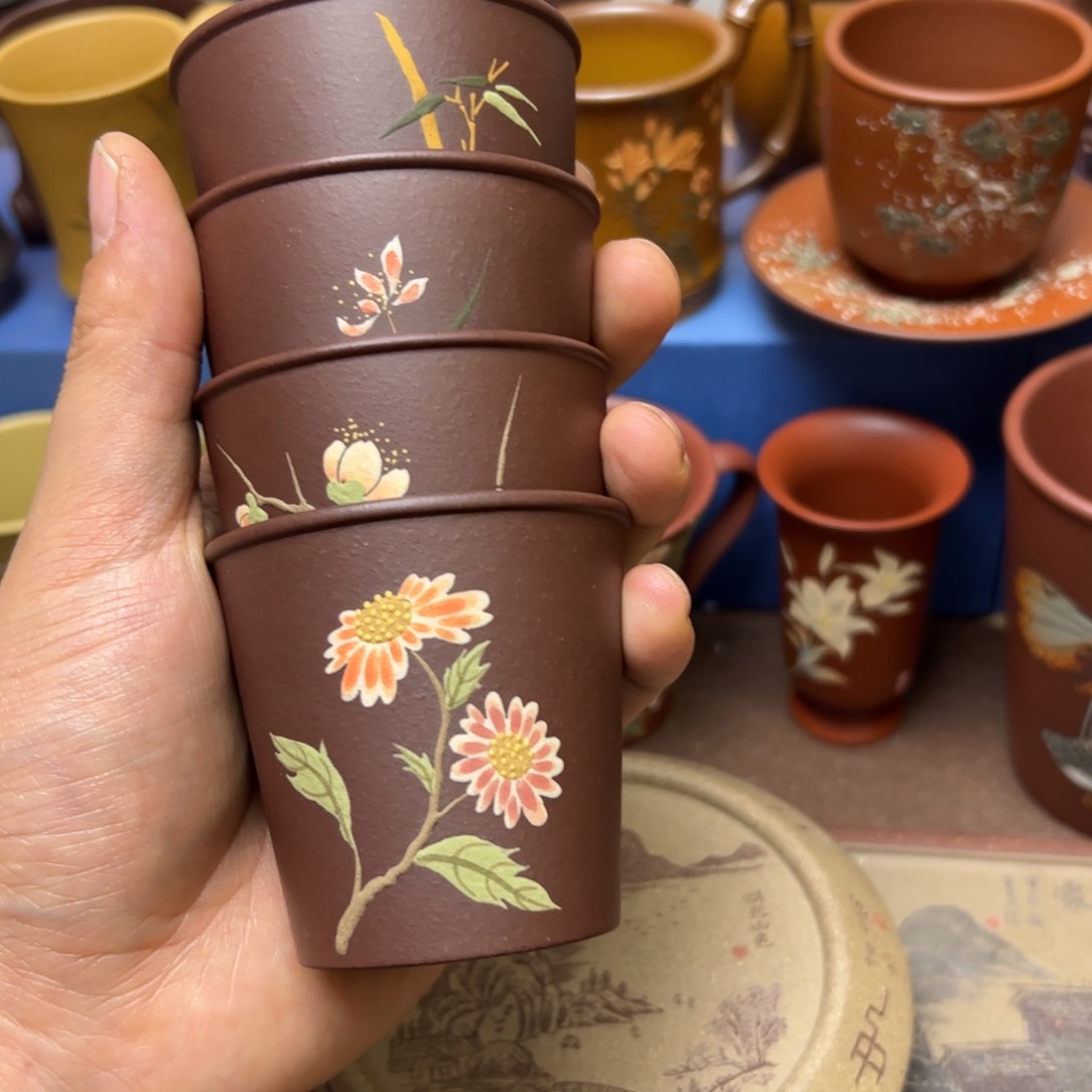 紫砂茶杯紫砂主人杯