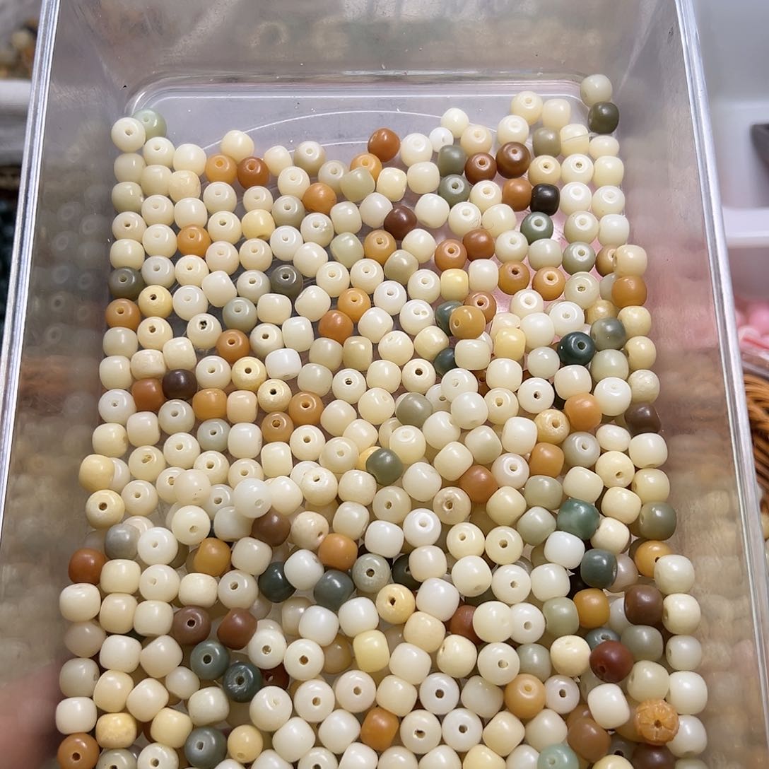 菩提根/象牙果吊坠500颗卡9桶珠微瑕