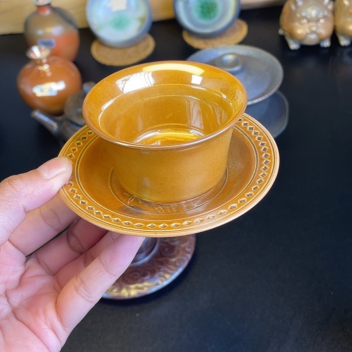 燃薪柴烧茶器主人杯