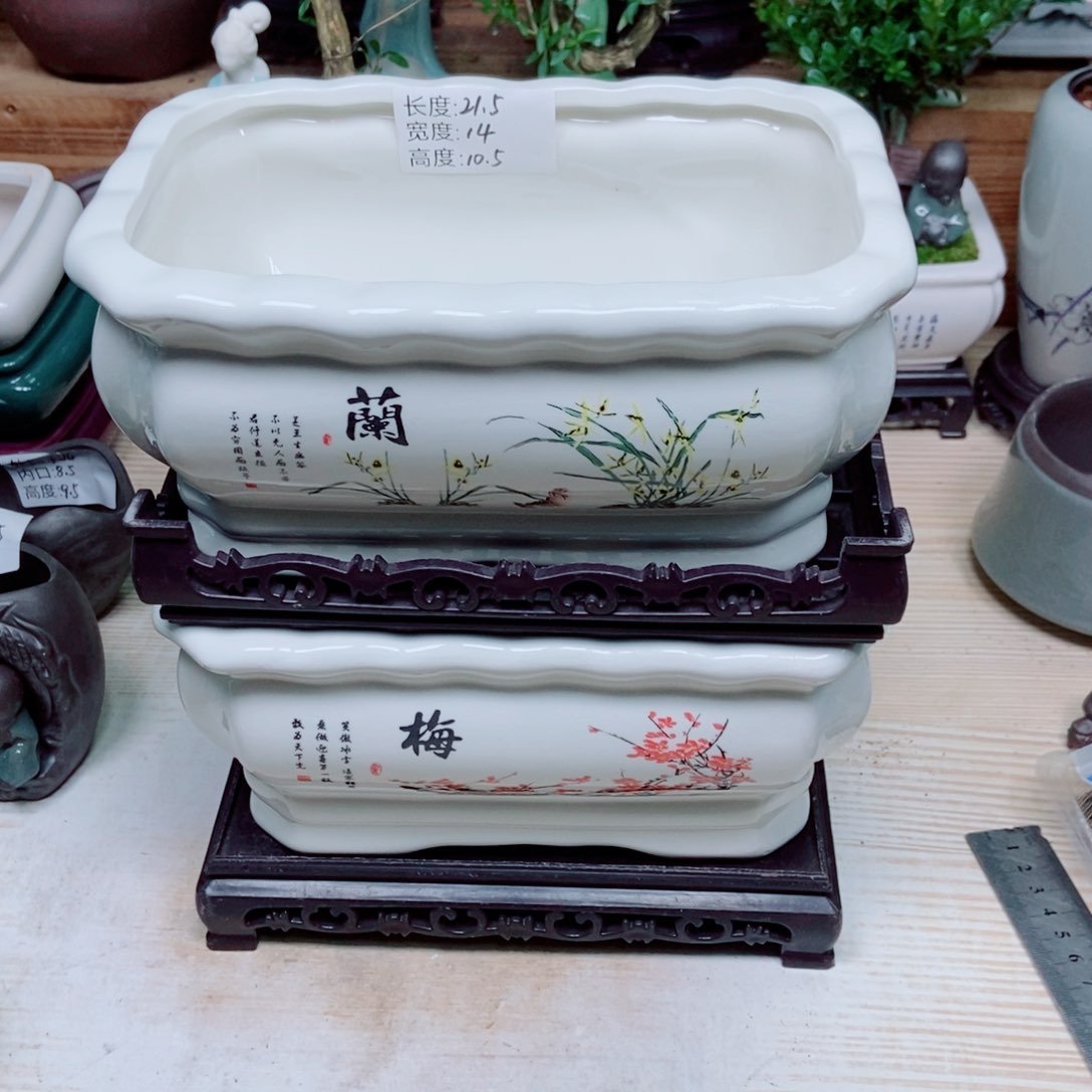 瓷片陶瓷花盆陶瓷艺术