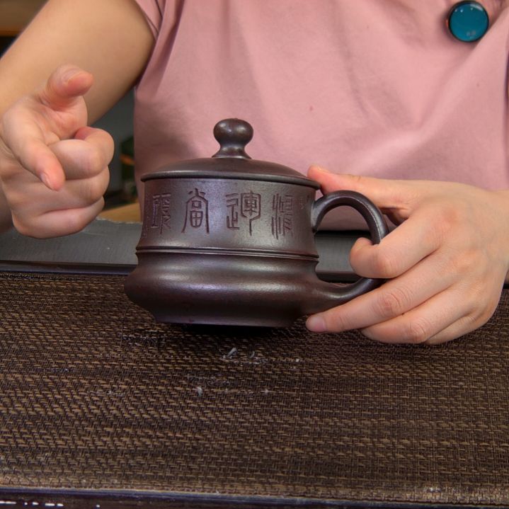 茶杯紫砂高货放漏