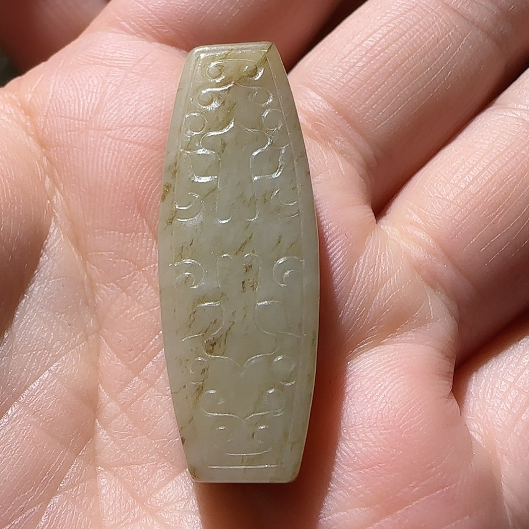 和田玉挂件未镶嵌白*兔