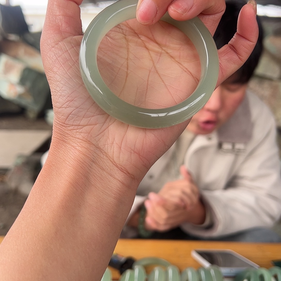 绿东陵冰晴水手镯