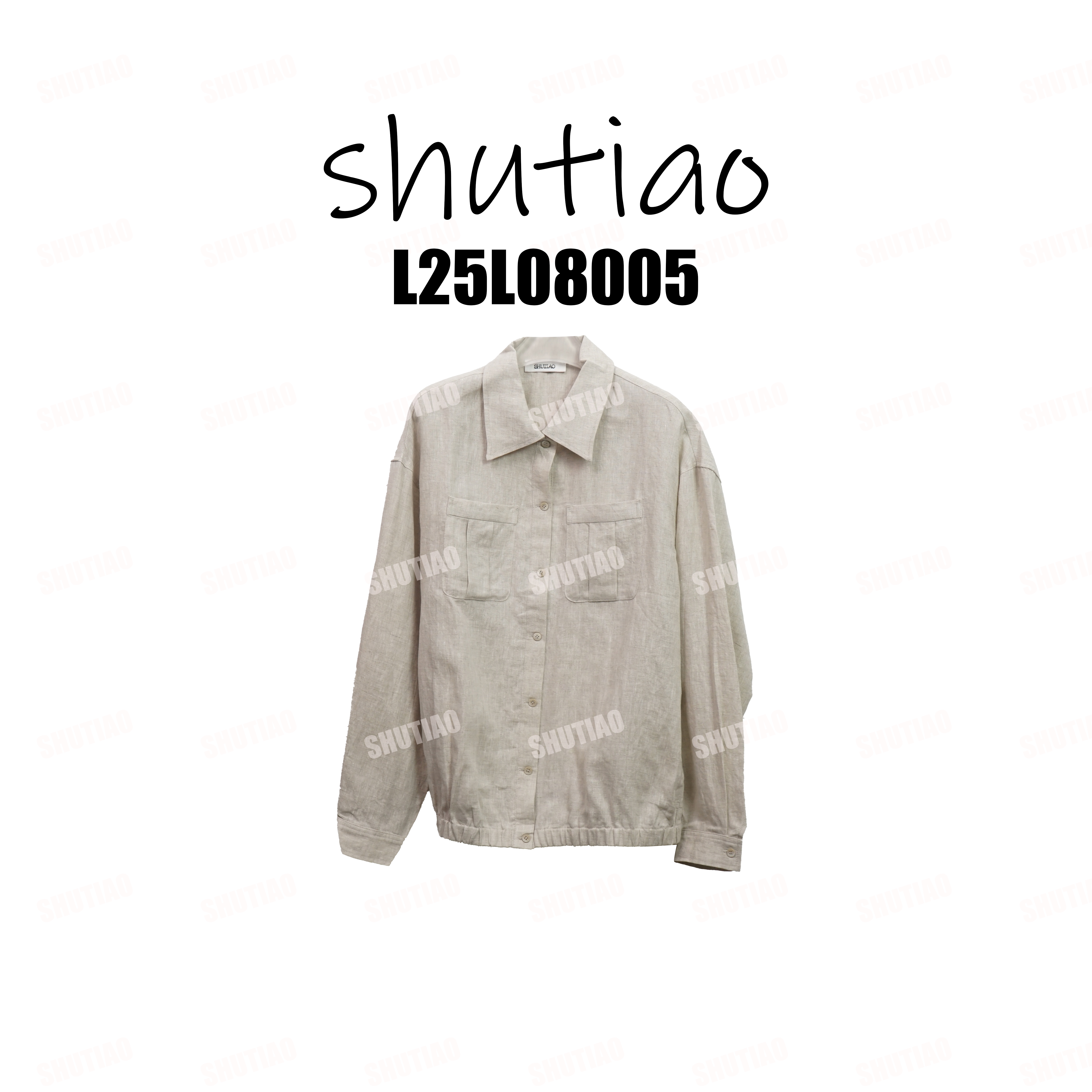 【SHUTIAO】2025冬季：新款小众设计款衬衫L25L08005