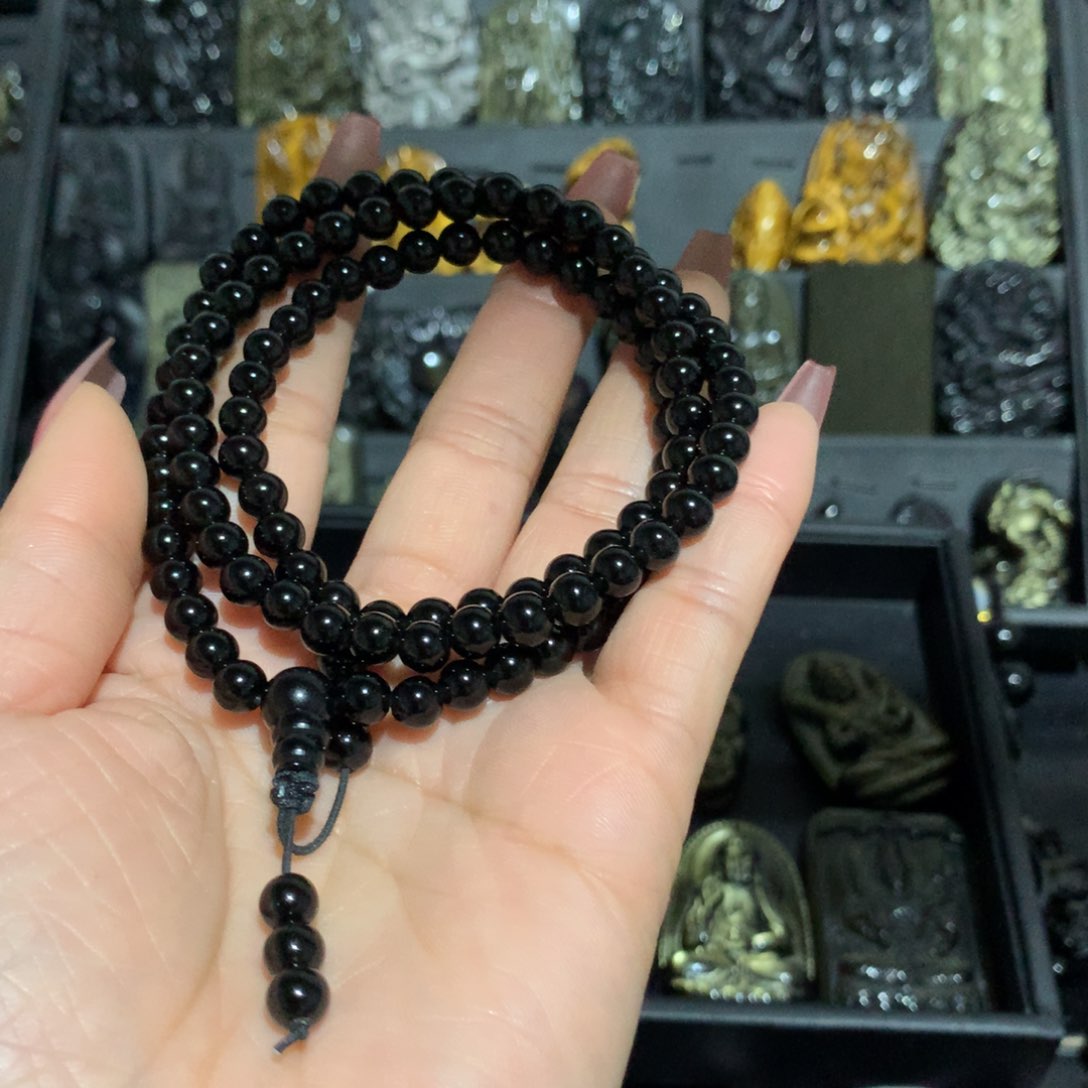 黑曜岩手链未镶嵌?***?