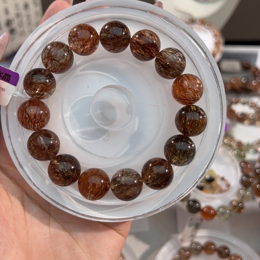 水晶手链未镶嵌黑金超七14
