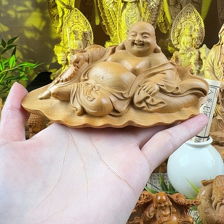 柏木（崖柏）荷叶弥勒经典款