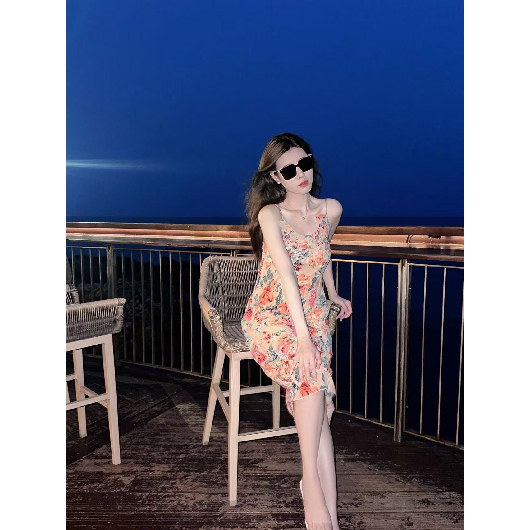 TOLEX2025新款时尚百搭轻奢女包褶皱黑蓝色22cm