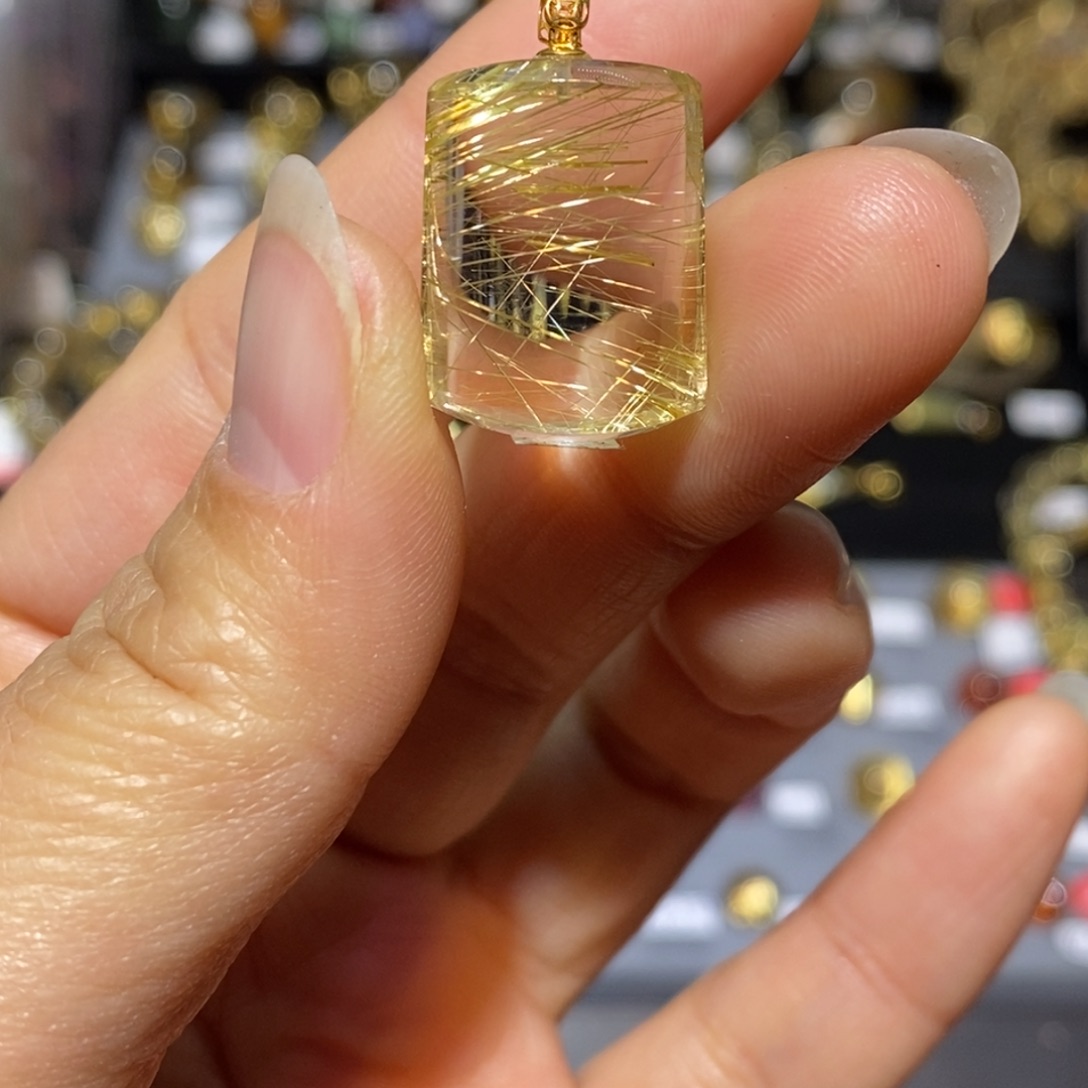 水晶未镶嵌手链吊坠