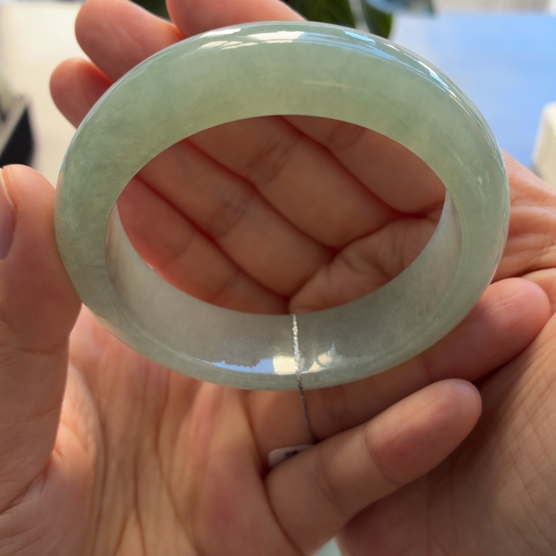 翡翠未镶嵌手镯天然