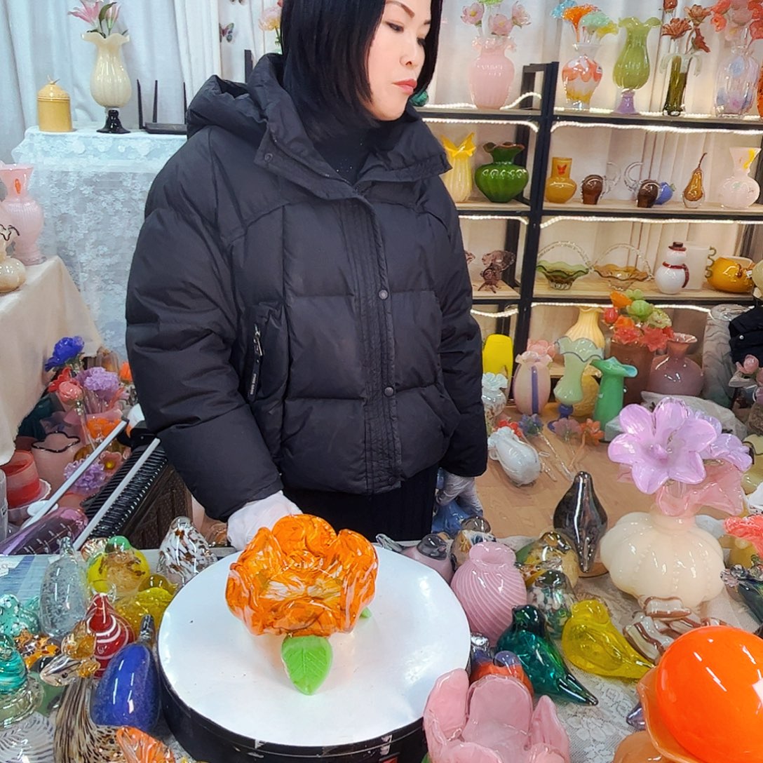 花碗家悦美居琉璃工艺品瑕疵