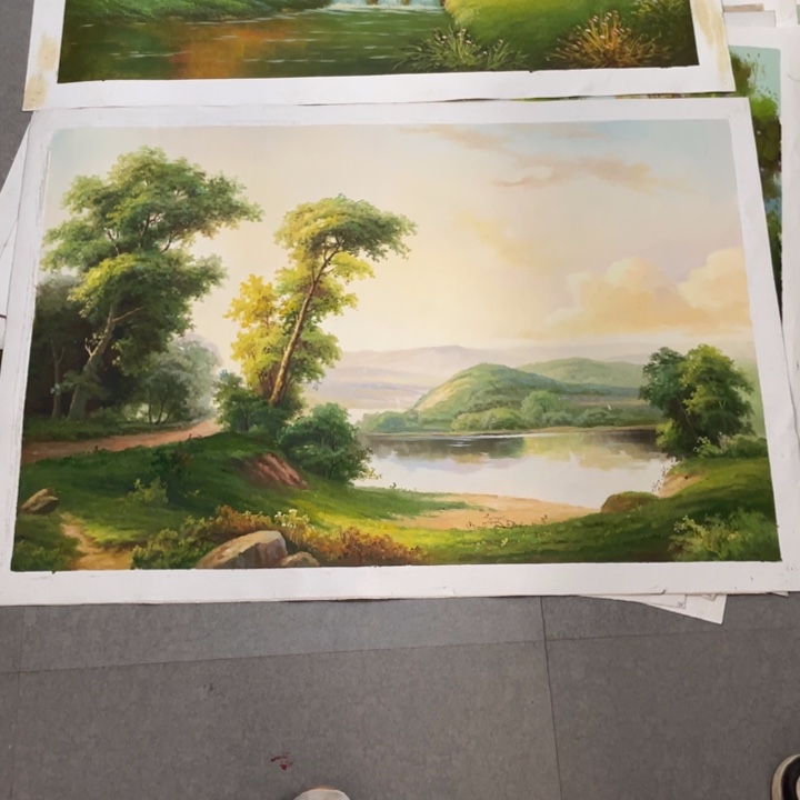 嘉***行油画油画作品入选6090