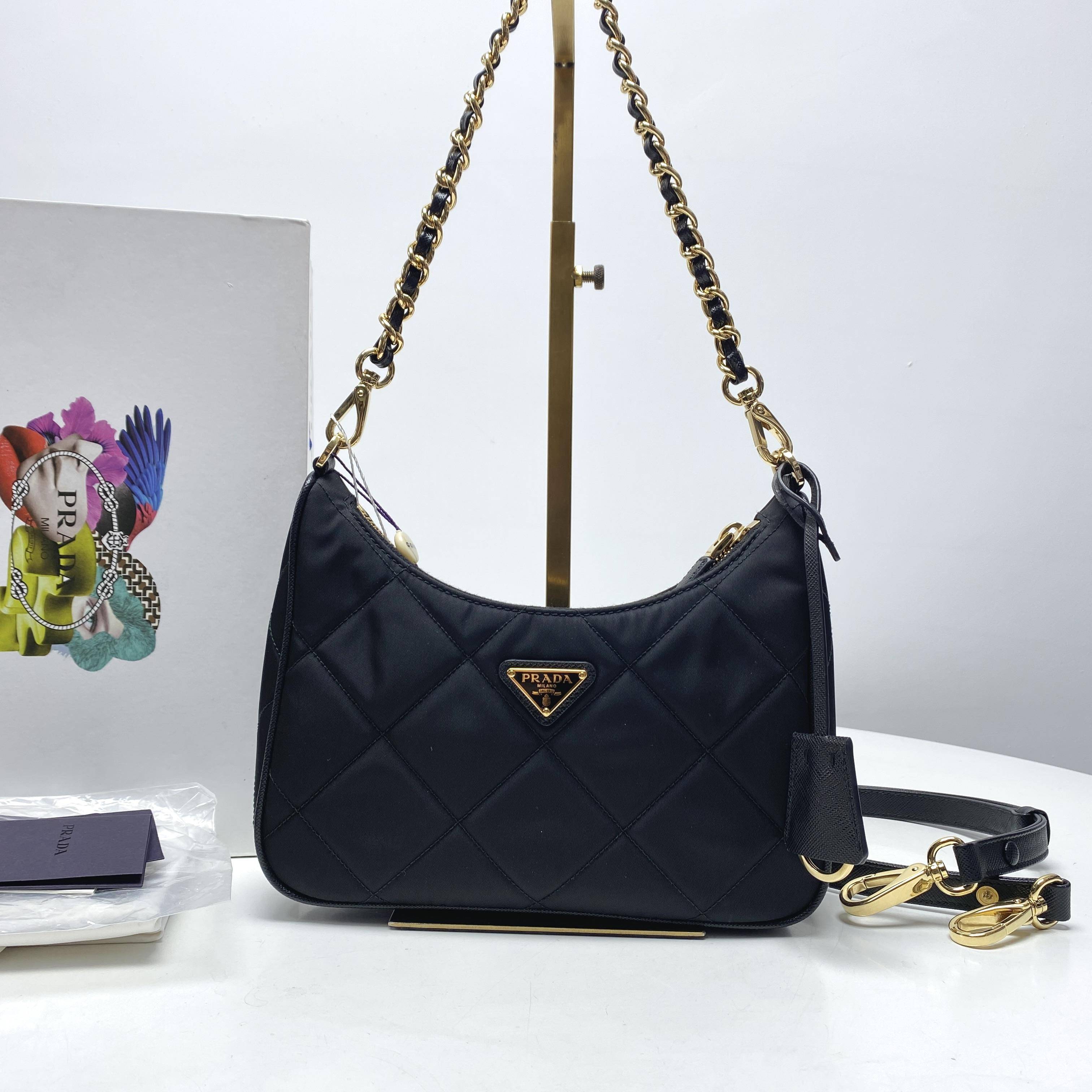 胖虎安安/普拉达/95新/公价0/箱包/单肩包/312501240154