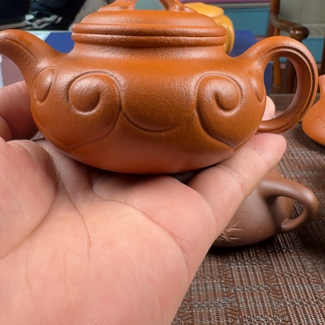 不***壮紫砂茶壶紫砂壶大红泥200cc