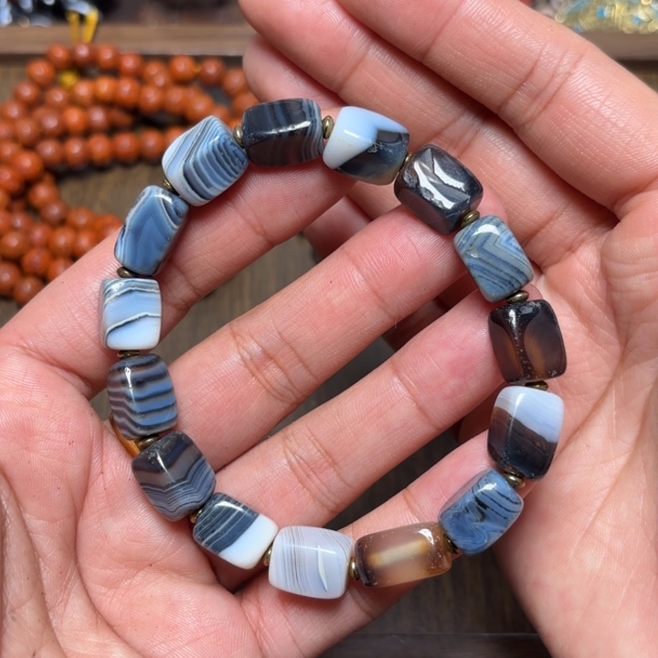 玻璃颈饰藏传喜马拉雅