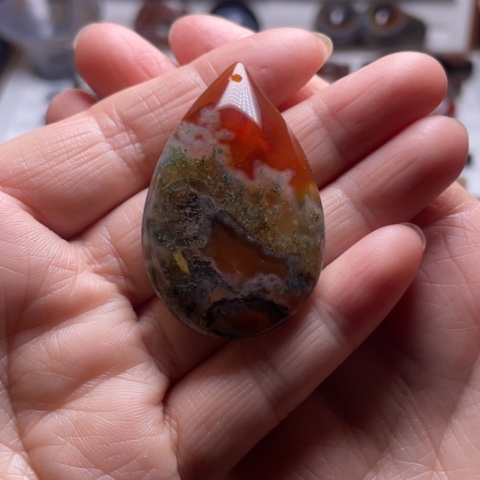 玛瑙吊坠未镶嵌玛瑙吊坠