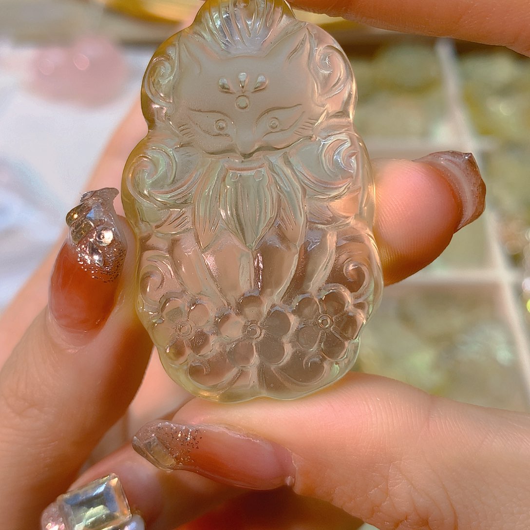 水晶吊坠(不含链)未镶嵌
