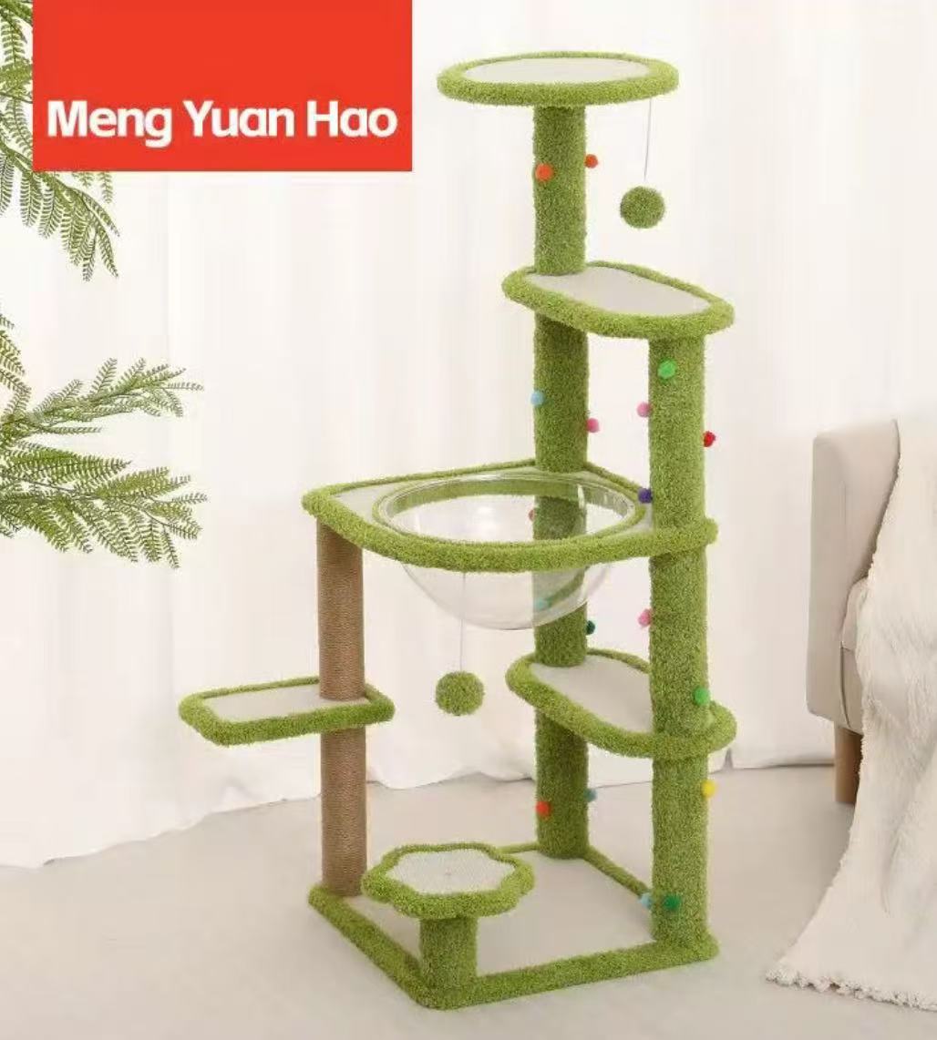太空舱多层猫爬架猫树跳台耐抓耐磨一体剑麻柱猫咪抓板用品