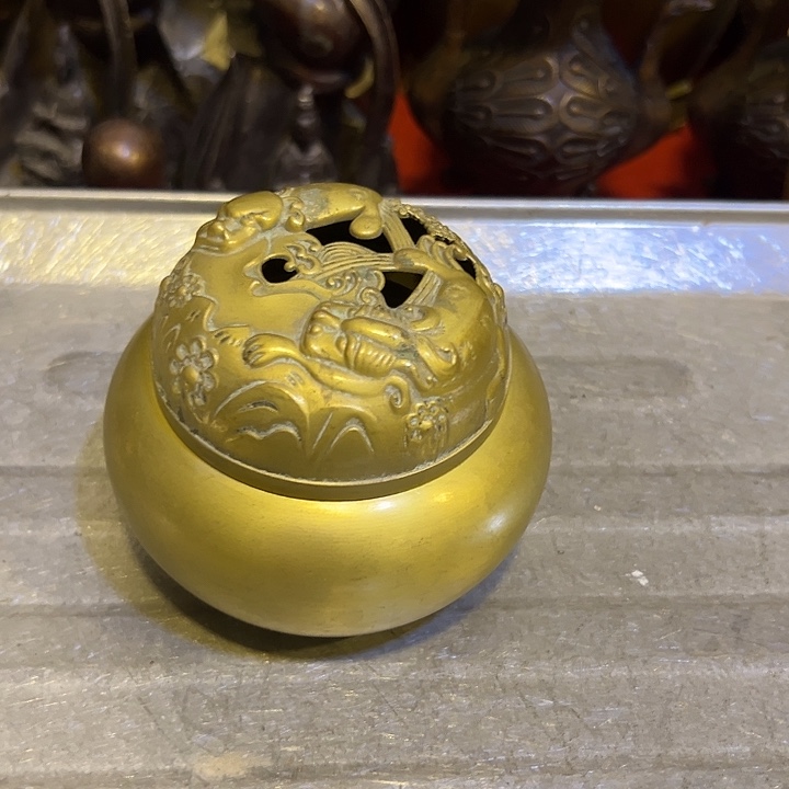 黄铜摆件，文房工艺品摆件