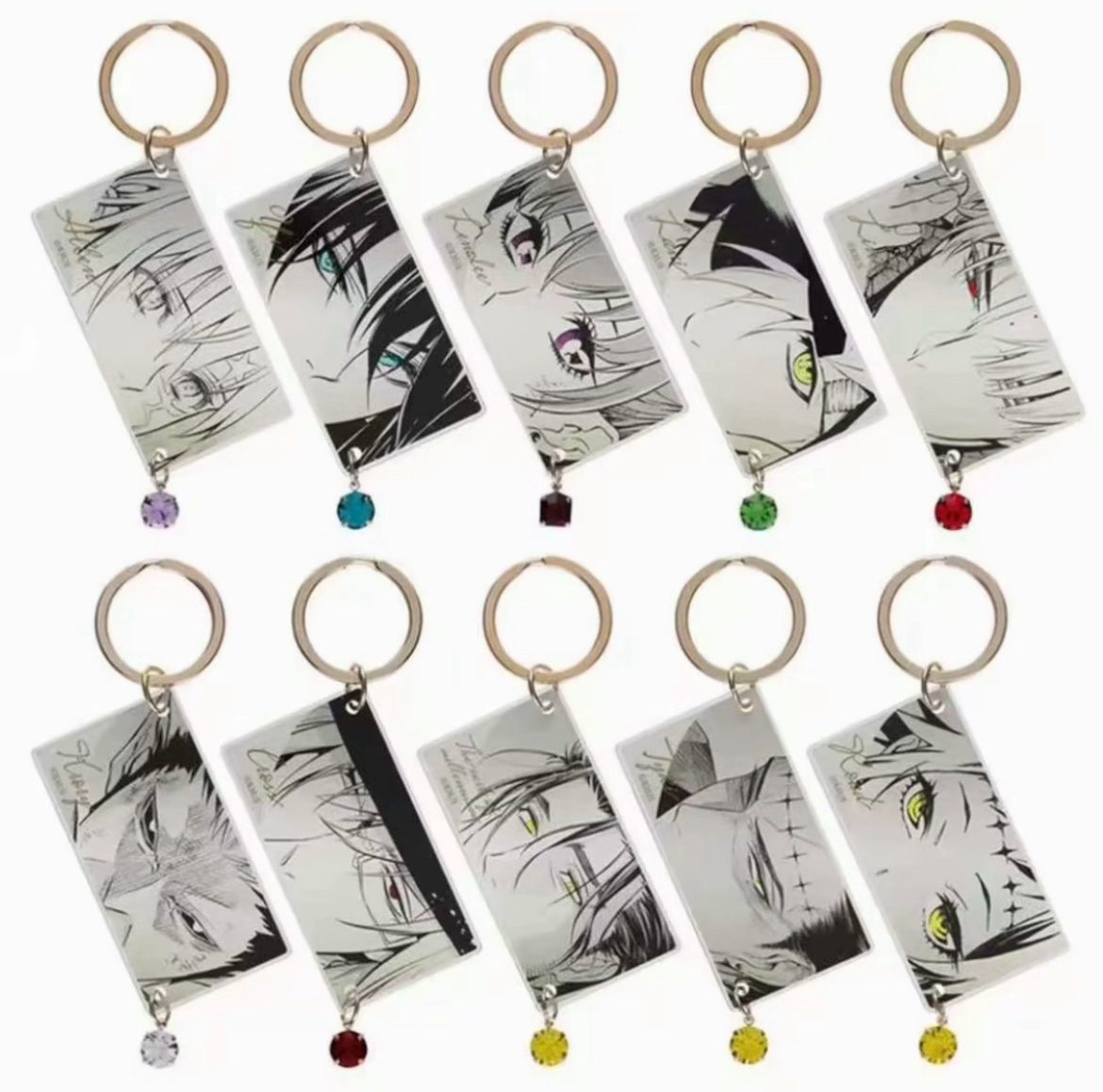 【日谷代拆】国现驱魔少年 js 眼神挂件 亚克力眼睛条