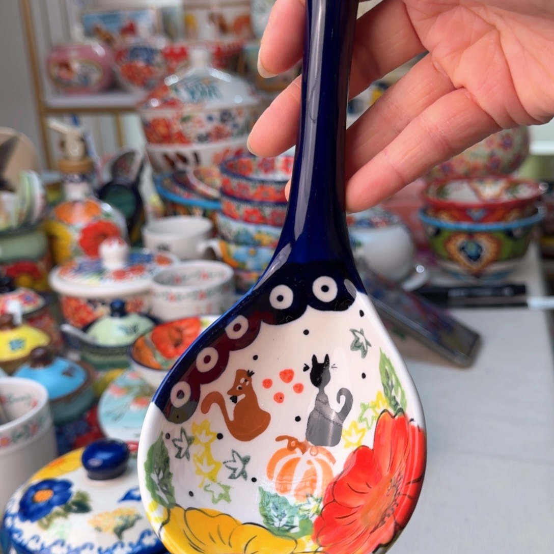 陶瓷南瓜猫大勺一只看图