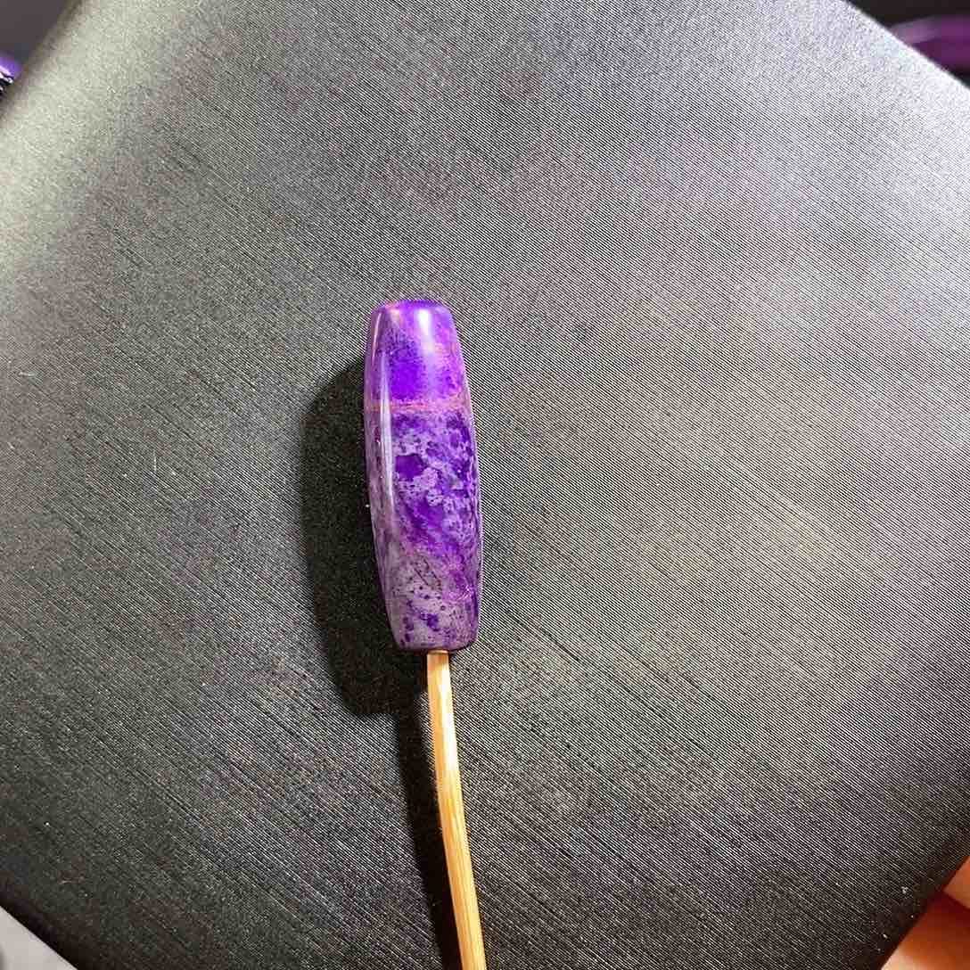 苏纪石（舒俱来）未镶嵌南非舒俱来皇家紫天珠