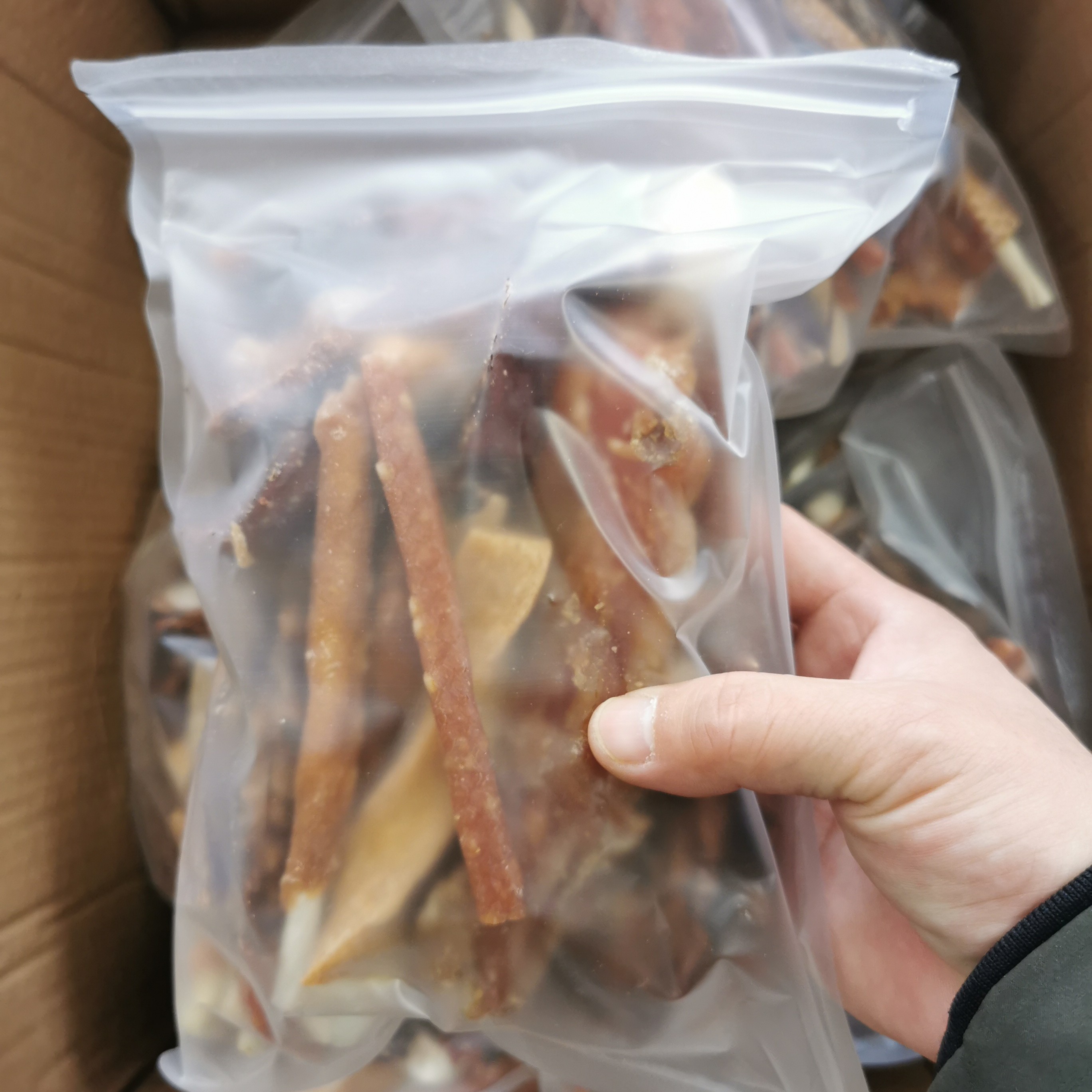 清库存 狗狗零食鸡肉鸭肉干磨牙解馋训犬奖励洁齿通用