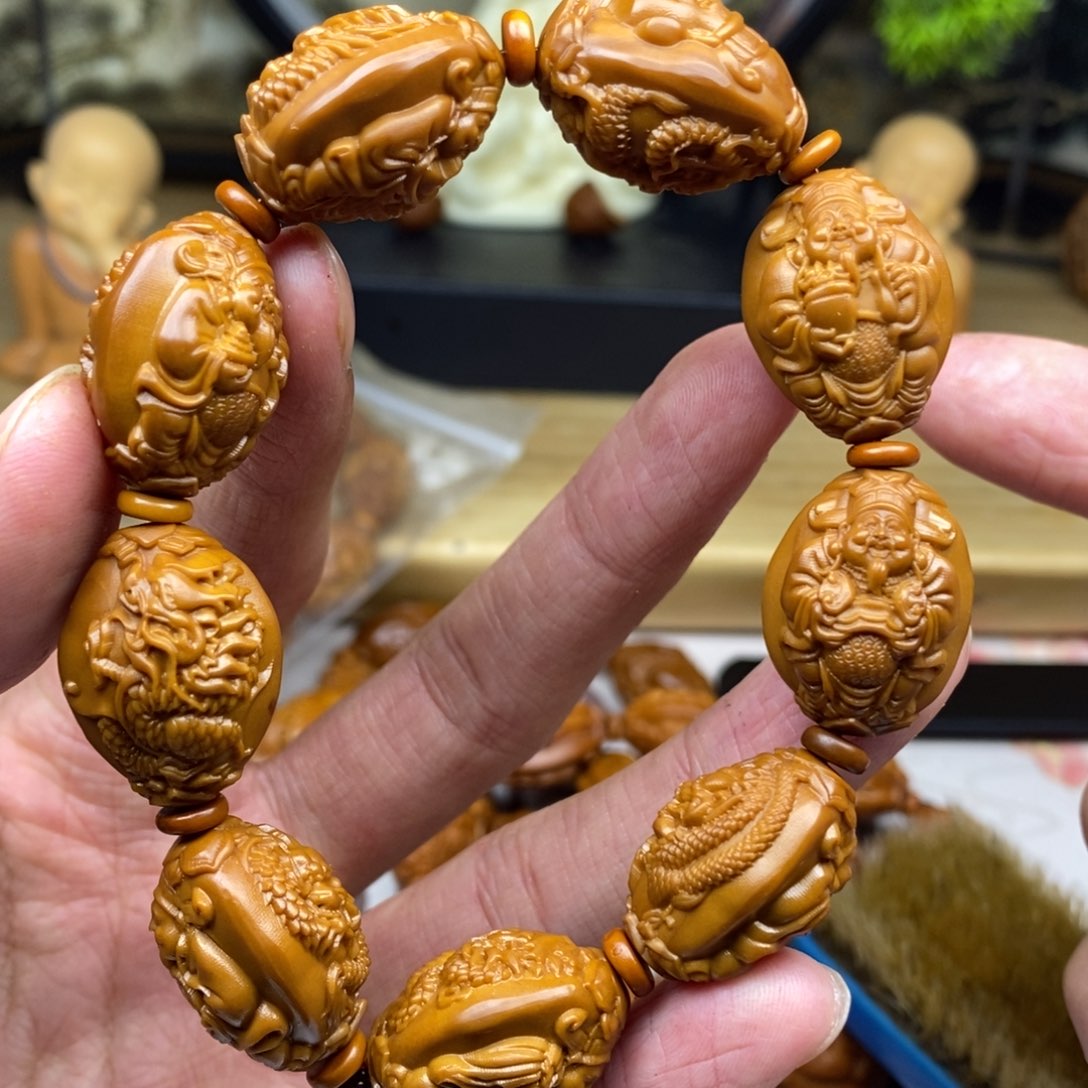 橄榄核手串/手链橄榄核雕工艺手串