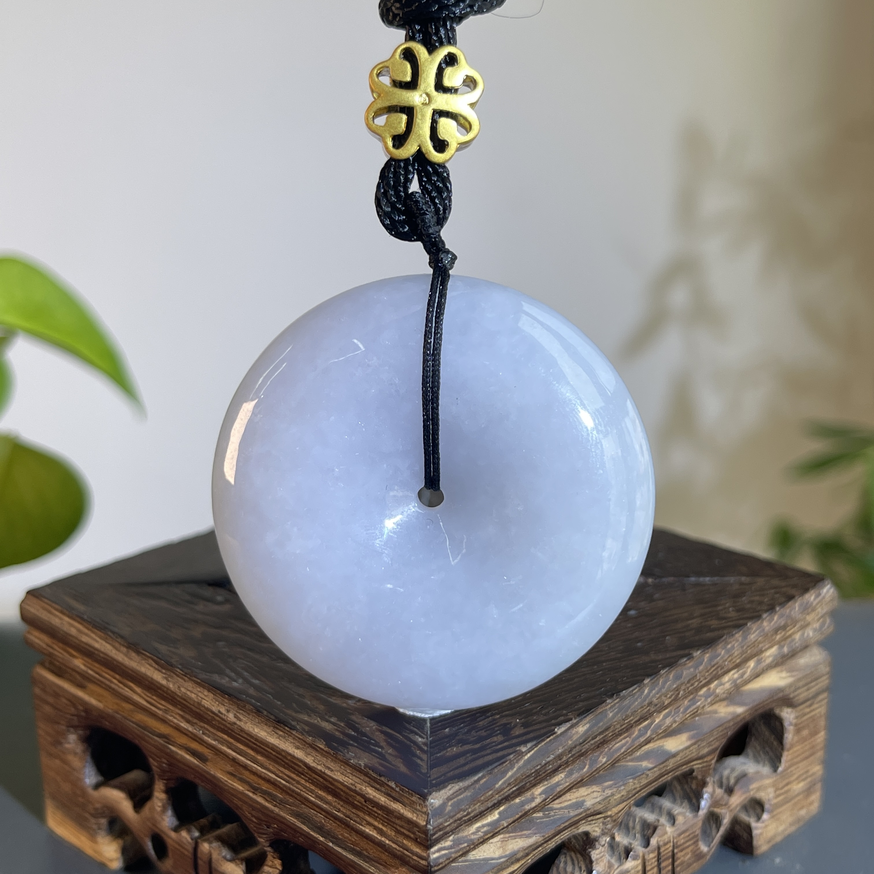 JXW18-71 天然翡翠缅甸A货 平安扣