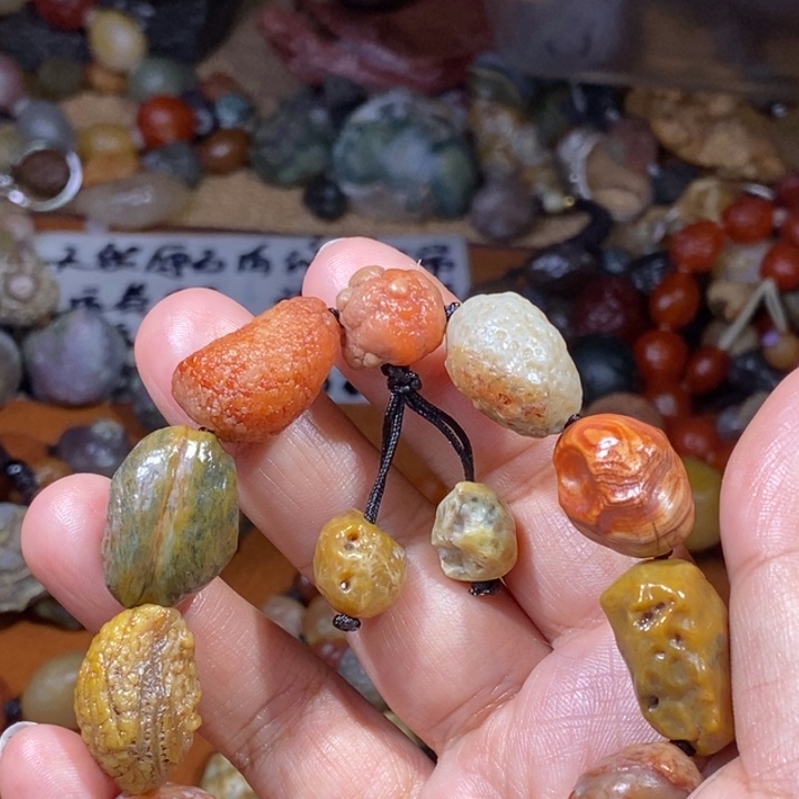 玛瑙/玉髓珠宝半成品未镶嵌喜***?