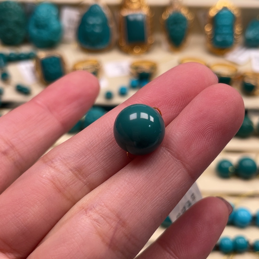 绿松石珠宝奇石未镶嵌