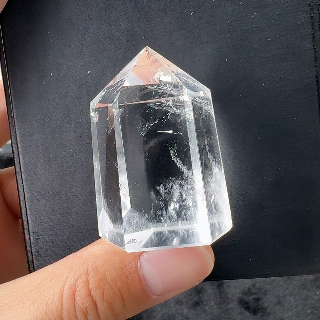 水晶珠宝半成品未镶嵌白水晶