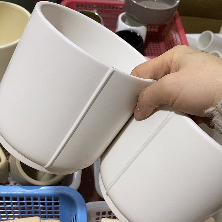 摆件陶陶盆有孔 瑕疵介意勿拍