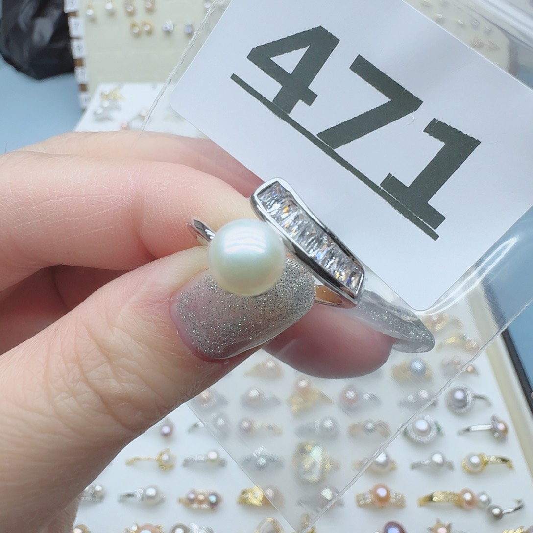 淡水珍珠珠宝奇石合金471