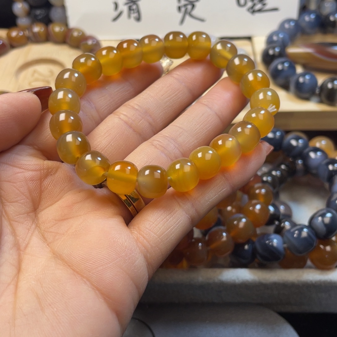 玛瑙/玉髓未镶嵌手链