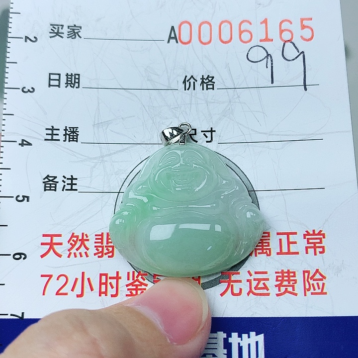 翡翠颈饰银S925镶嵌翡翠