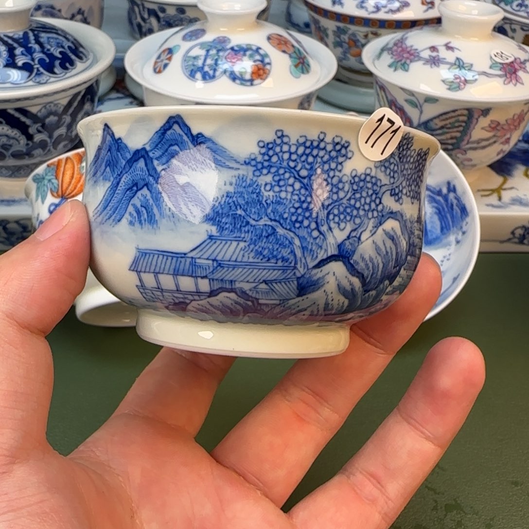 彦祖纯手工手绘茶具171