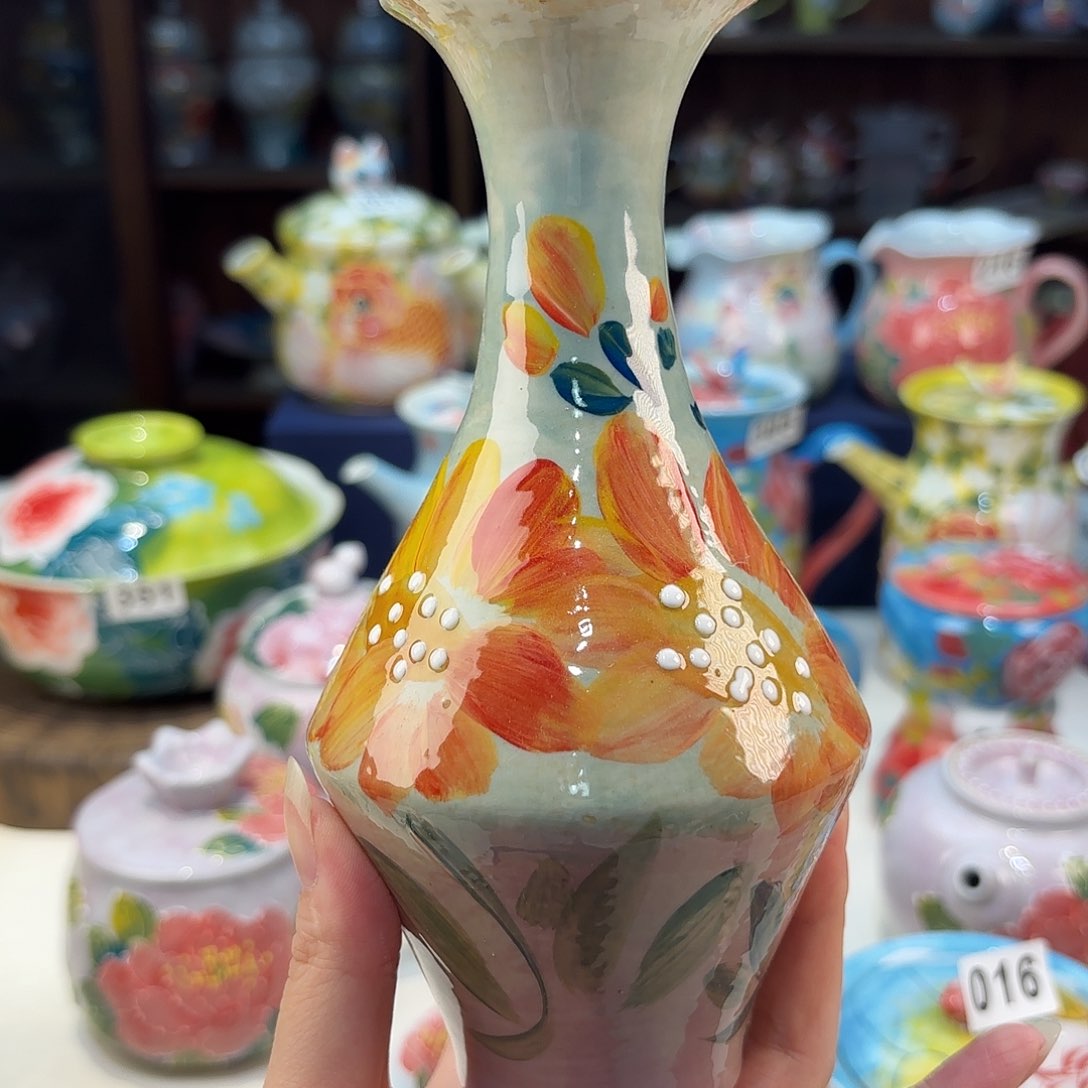 景德镇手绘高温釉下彩陶瓷茶具