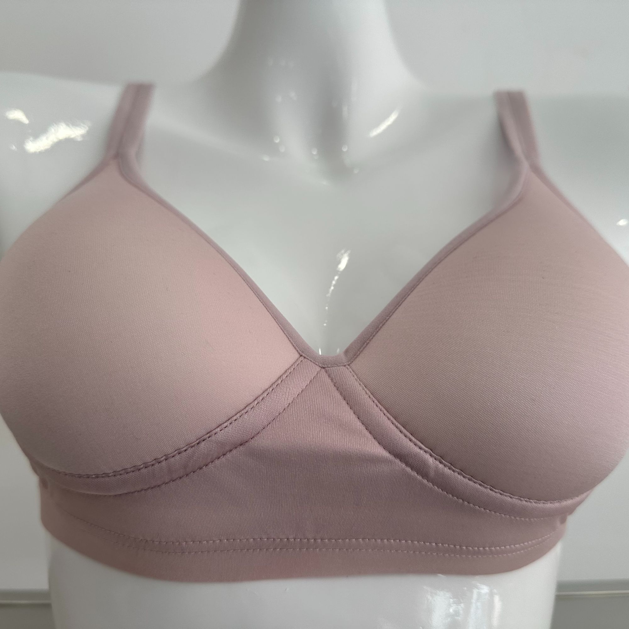 JW-【女士水缫丝桑蚕丝文胸】水缫丝舒适透气文胸百搭上托交叉无痕