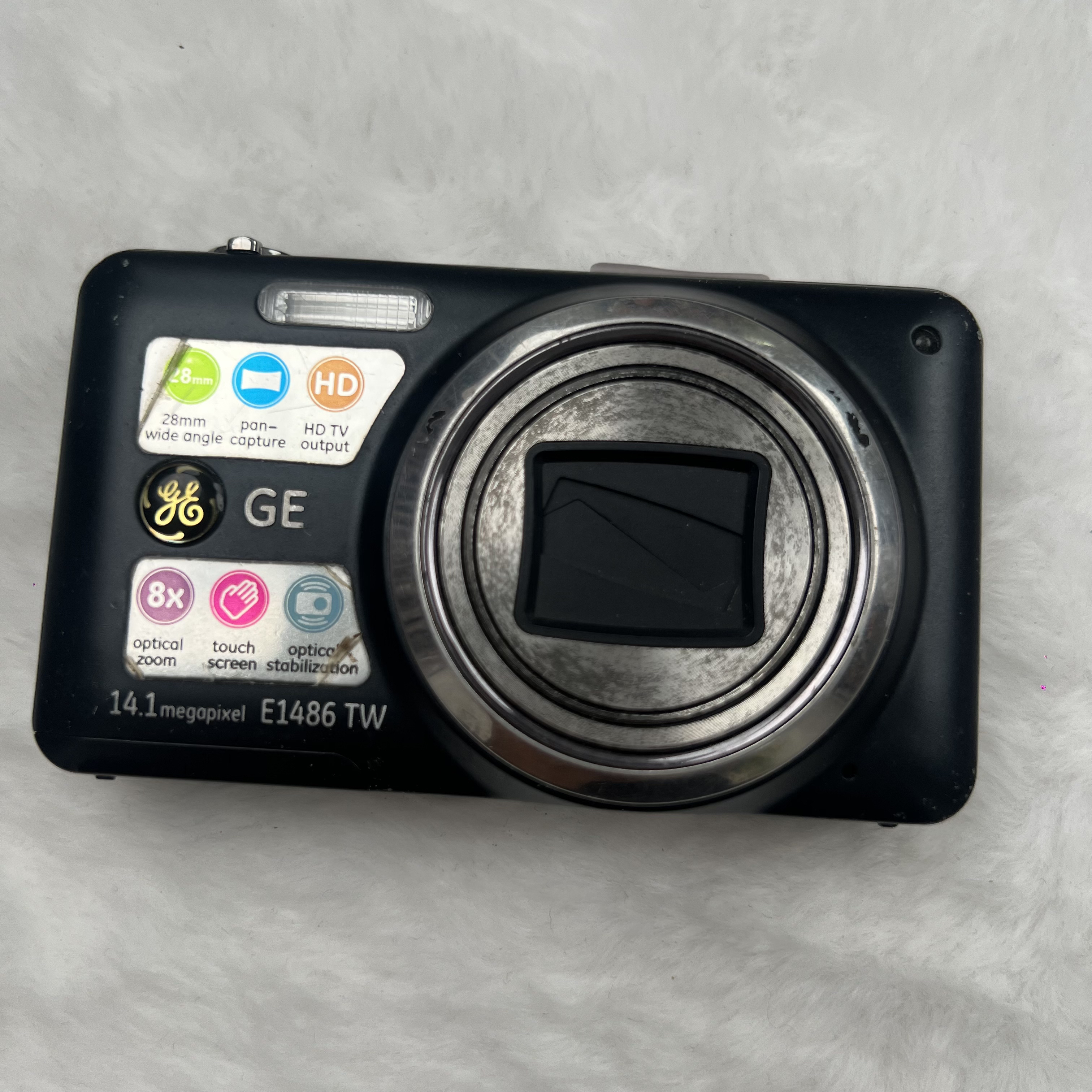 9新 Pentax/宾得 E1450黑色特价机 出片复古长焦8倍光变