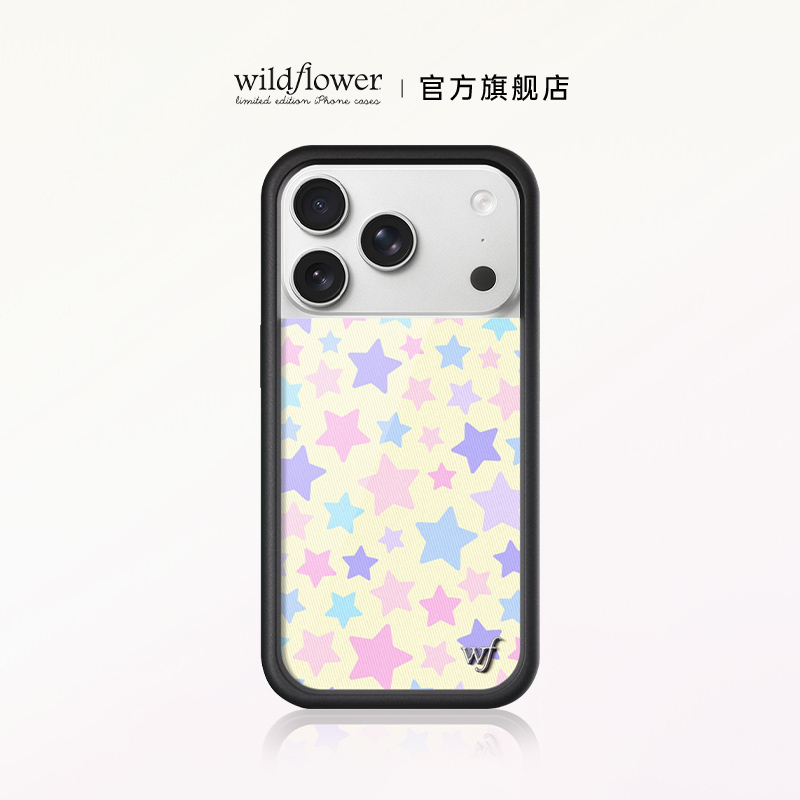 Wildflower甜蜜星星手机壳适用苹果iPhone17/16/15/Pro/Max/Air