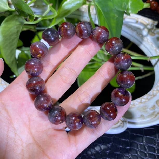 极光二三单圈13mm左右水晶手串