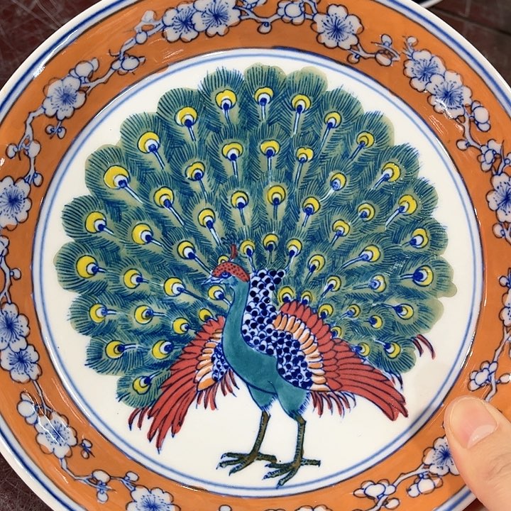 瓷片直径19.5厘米……红