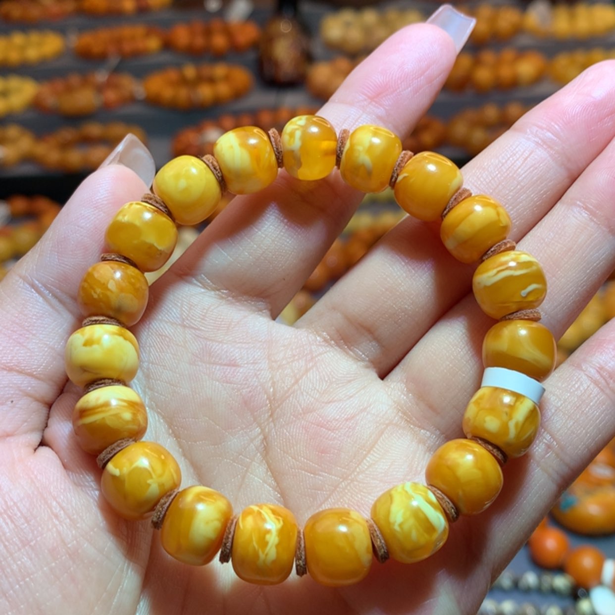 【闪购商品】未镶嵌蜜蜡手串蜜蜡手串